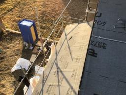 ルーフィングの様子