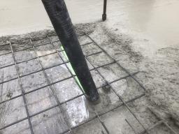 コンクリート打ち込み状況